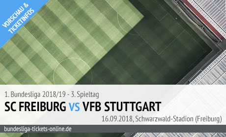 Freiburg VfB Bundesliga Tickets (16.09.2018)
