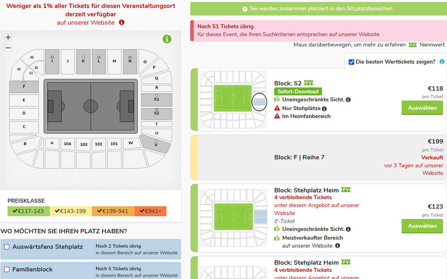 TSG Hoffenheim - FC Bayern Tickets 2023/24 auf Viagogo